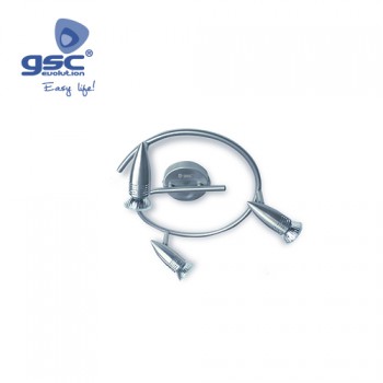Foco techo triple espiral Ref. 001901058