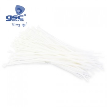 Bridas 100% nylon (color natural) (Bolsa 100 unidades)