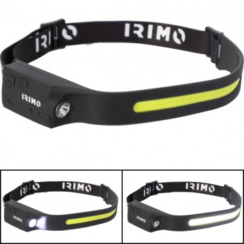 LÁMPARA FRONTAL COB LED 350 LUMENS CON XPE LATERAL 90 LUMENS Ref. L-FRONT-1