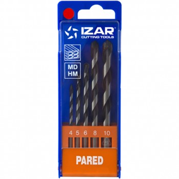 JUEGO DE BROCAS PARA PARED CON PUNTA DE METAL DURO Ref. 1485
