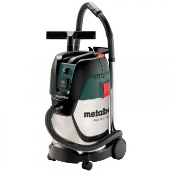 ASPIRADOR UNIVERSAL DE 1250 VATIOS PARA HÚMEDO Y SECO METABO Mod. ASA 30 L PC Inox
