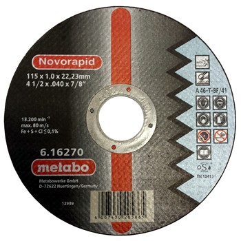 DISCO DE TRONZAR A46T INOX Y ACERO