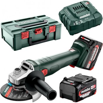 AMOLADORA ANGULAR DE BATERÍA METABO Mod. W 18 L 9-125 (602247510)