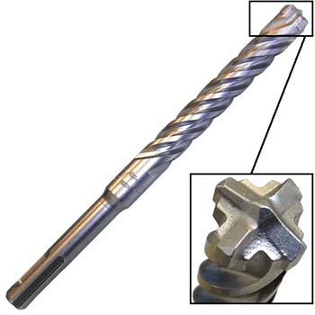 BROCA DE MARTILLO DE METAL DURO SDS-PLUS PRO 4 PREMIUM