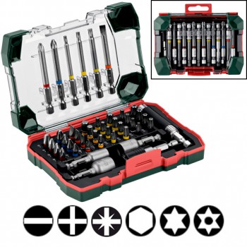 JUEGO DE PUNTAS DE ATORNILLAR METABO (43 PIEZAS)