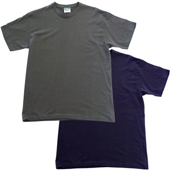 CAMISETA DE ALGODÓN DE MANGA CORTA Y CUELLO REDONDO Mod. 3031