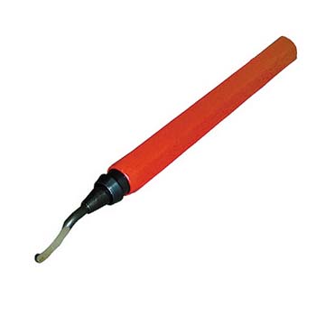 REBARBADOR CON MANGO EXAGONAL CON CUCHILLA PARA ACERO, PLÁSTICO Y ALUMINIO