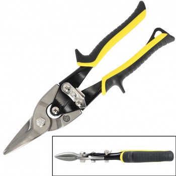 TIJERAS CORTACHAPAS CORTE RECTO CON MÁS POTENCIA GRACIAS A LA ACCIÓN DEPALANCA Y EL MANGO AMARILLO DE HASTA 1,5 mm Ref. MA421