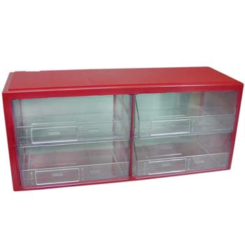 ESTANTE CLASIFICADOR APILABLE DE 4 CAJONES