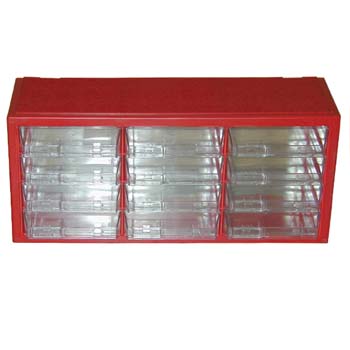 ESTANTE CLASIFICADOR APILABLE DE 12 CAJONES