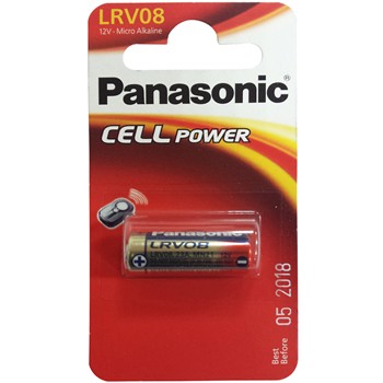 PILA ALCALINA PANASONIC LRV08 DE 12 V.