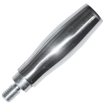 MANILLA GIRATORIA BICÓNICA DE ALUMINIO CON ESPIGA