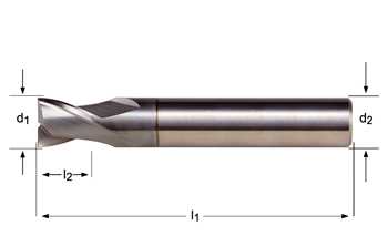 S802HA - Dormer Metal Duro ALCRONA DIN 6535 HA Shank Fresas de ranurar N DIN 6527 K DIN 6527 K