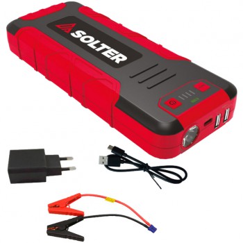 MINI ARRANCADOR DE BATERÍA MULTIFUNCIÓN SOLTER Mod. LITHIUM LT17