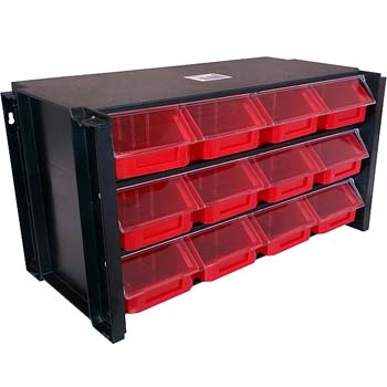 ESTANTE CLASIFICADOR APILABLE DE 12 CAJONES TAYG