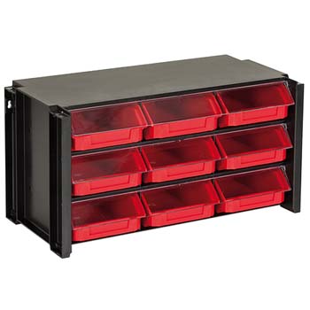 ESTANTE CLASIFICADOR APILABLE DE 9 CAJONES TAYG