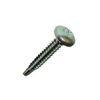 TORNILLO DIN-7504 N CON PUNTA DE BROCA, CABEZA ALOMADA, MORTAJA PHILIPS, ACERO ZINCADO.
