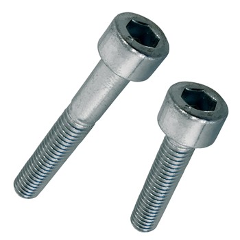 TORNILLO DIN-912 DE CABEZA CILÍNDRICA CON HUECO HEXAGONAL, DE ACERO (8.8) CINCADO Y ROSCA MÉTRICA.