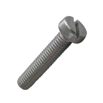TORNILLO DIN-84 DE CABEZA CILÍNDRICA RANURADA, DE ACERO INOXIDABLE A2 Y ROSCA MÉTRICA.