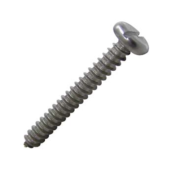 TORNILLO DIN-7971 C AUTOROSCANTE CON CABEZA CILÍNDRICA REDONDEADA RANURADA Y DE ACERO INOXIDABLE A2.