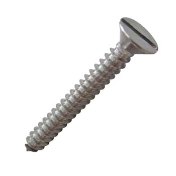 TORNILLO DIN-7972 C AUTOROSCANTE CON CABEZA AVELLANADA RANURADA Y DE ACERO INOXIDABLE A2.