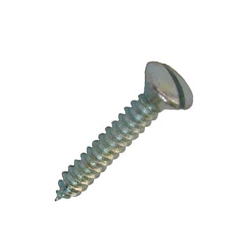 TORNILLO DIN-7973 C AUTOROSCANTE CON CABEZA AVELLANADA ABOMBADA RANURADA Y DE ACERO CINCADO.
