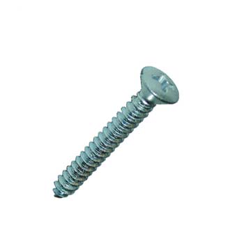 TORNILLO DIN-7983 CH AUTOROSCANTE CON CABEZA AVELLANADA ABOMBADA CON HUECO CRUCIFORME Y DE ACERO CINCADO.