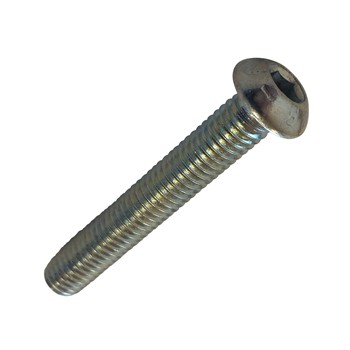 TORNILLO Ref. ULS ISO-7380 DE CABEZA ABOMBADA CON HUECO HEXAGONAL, DE ACERO (10.9) CINCADO Y ROSCA MÉTRICA