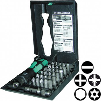 JUEGO DE PUNTAS CON ACCESORIOS (32 PIEZAS) Ref. KOMPAKT 70