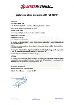 Declaración UE Conformidad