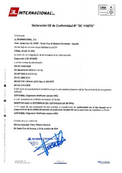 Declaración UE Conformidad