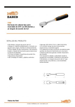 Ficha Técnica 7750 (3/8")