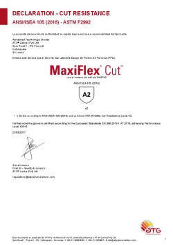Declaración resistencia al corte