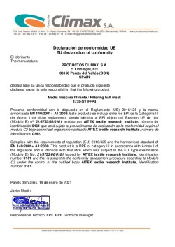 Declaración Conformidad