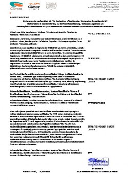 Declaración Conformidad UE