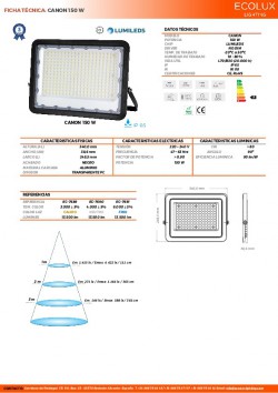 Ficha Técnica (150W)