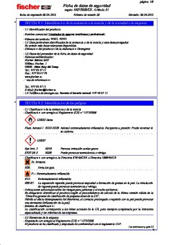 Ficha de seguridad