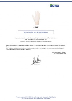 Declaración de conformidad