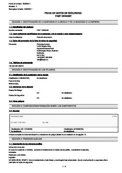 Ficha de Seguridad