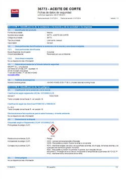 Ficha de seguridad