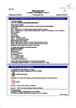 Ficha de Seguridad