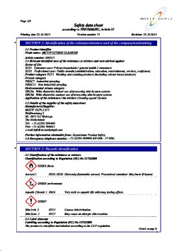 Ficha de Seguridad