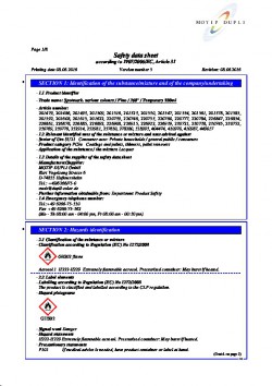 Ficha de Seguridad