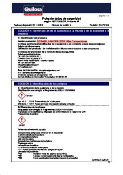 Hoja de seguridad