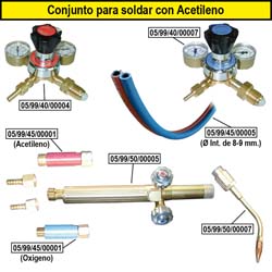 Productos para soldar con Acetileno