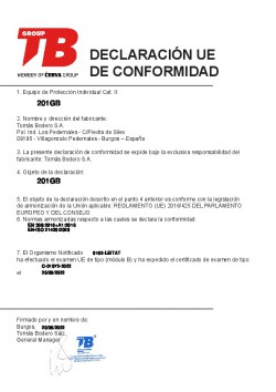 Declaración UE conformidad