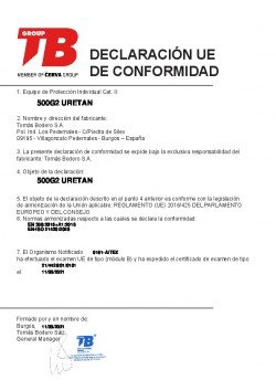 Declaración UE Conformidad