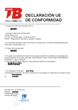 Declaración UE conformidad