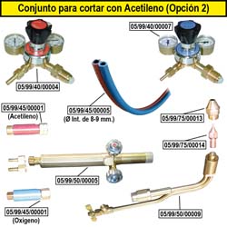 Productos para cortar con Acetileno (Opción 2)