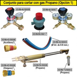 Productos para cortar con gas Propano (Opción 1)